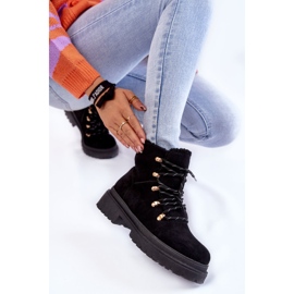 Bottes en daim pour femmes Noir Bellita le noir 7