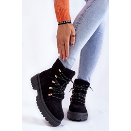 Bottes en daim pour femmes Noir Bellita 1