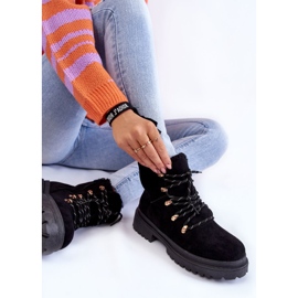 Bottes en daim pour femmes Noir Bellita le noir 6