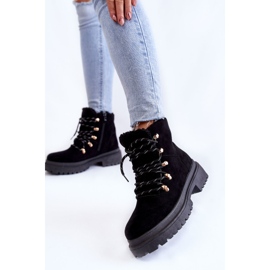 Bottes en daim pour femmes Noir Bellita le noir 4