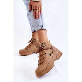 Chaussures Trekking Femme Trappers Lee Cooper LCJ-22-31-1442 Marron beige 2