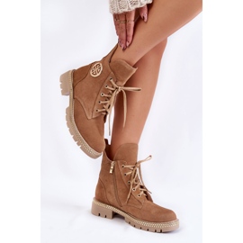 FILIPCZYK Bottes isolées pour femme avec une fermeture éclair Camel Sinem beige 6