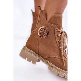 FILIPCZYK Bottes isolées pour femme avec une fermeture éclair Camel Sinem beige 5