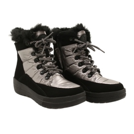 Caprice Bottes de neige pour femmes étanche 9-26240-29 032 Black / Taupe le noir 5