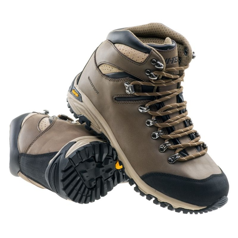 Chaussures Hi-Tec Sajama Mid Wp 92800064449 brun 1