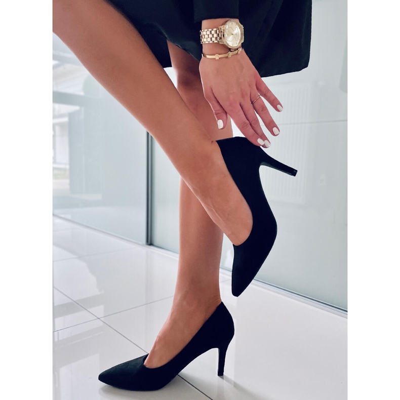 BM Escarpins femme classiques Eurielle Noir 1