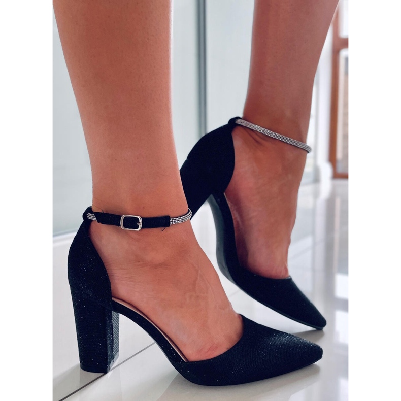 PA1 Escarpins formels sur le poteau Orchid Black noir 2