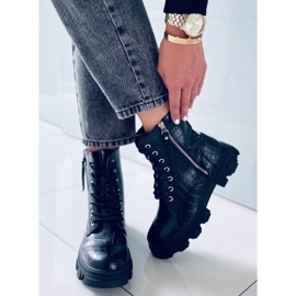 PA1 Will Bottes à lacets noires 2