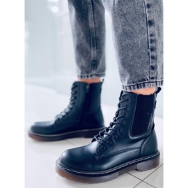 Bottes Hirst Black Matt bovver noir 2