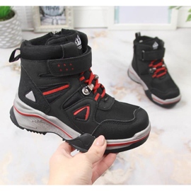 Bottes isolées en laine de mouton News Jr EVE383A noir 1