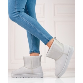 Bottes de neige à enfiler pour femmes Big Star grises KK274613 1