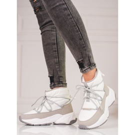 Bottes de neige blanches pour femmes Big Star KK274272 beige 1