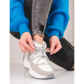 Bottes de neige blanches pour femmes Big Star KK274272 beige 2