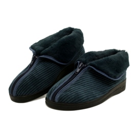 Slippers pour femmes isolées Adanex 27833-FBP7SU Bleu marine 4 Slippers pour femmes isolées Adanex 27833-FBP7SU Bleu marine 4