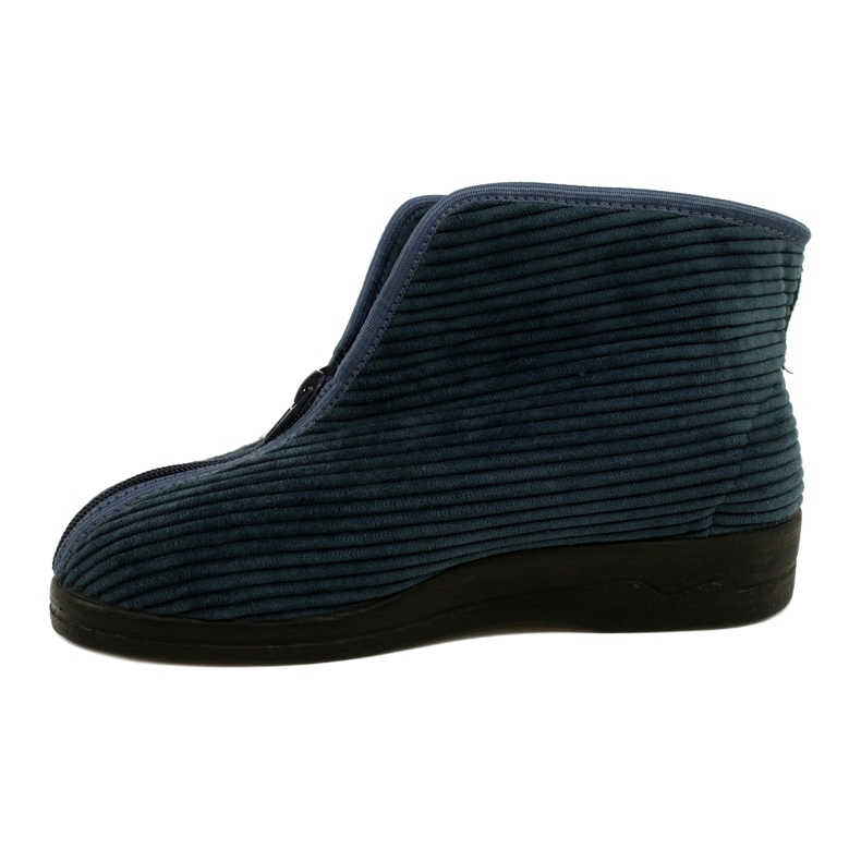 Slippers pour femmes isolées Adanex 27833-FBP7SU Bleu marine 1