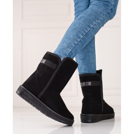 Big Star Femme Mukluki KK274618 noir 2