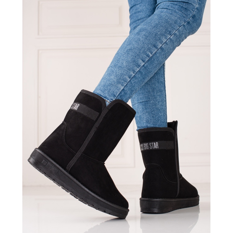 Big Star Femme Mukluki KK274618 noir 2