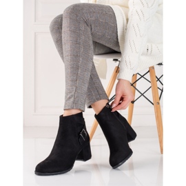 T.Sokolski Bottines en daim sur le poteau Sokolski le noir 1