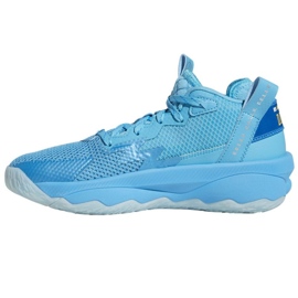Chaussure de basketball Adidas Dame 8 Jr GW8998 bleu bleu 1