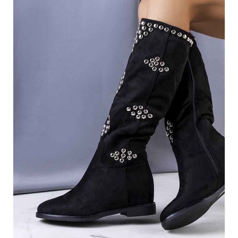 BM Bottes compensées isolées noires de Rivalta 2