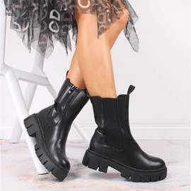 Filippo Bottines Jodhpur Femme Noir eVento le noir 2