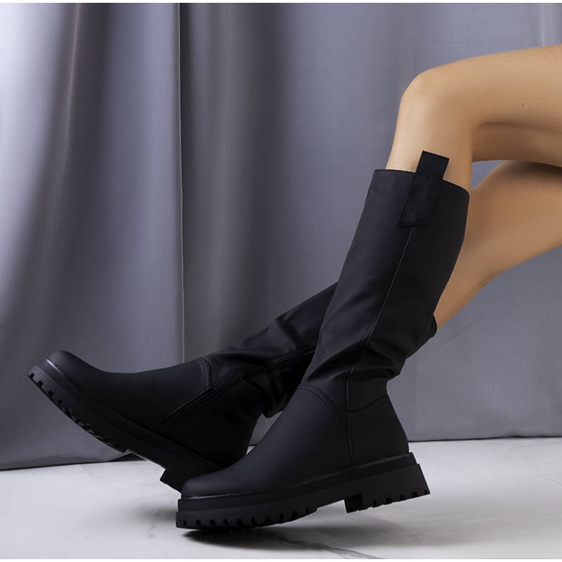 Bottes isolées noires de Campoli 1