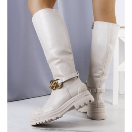 PA1 Bottes isolées Cerreto beiges 1