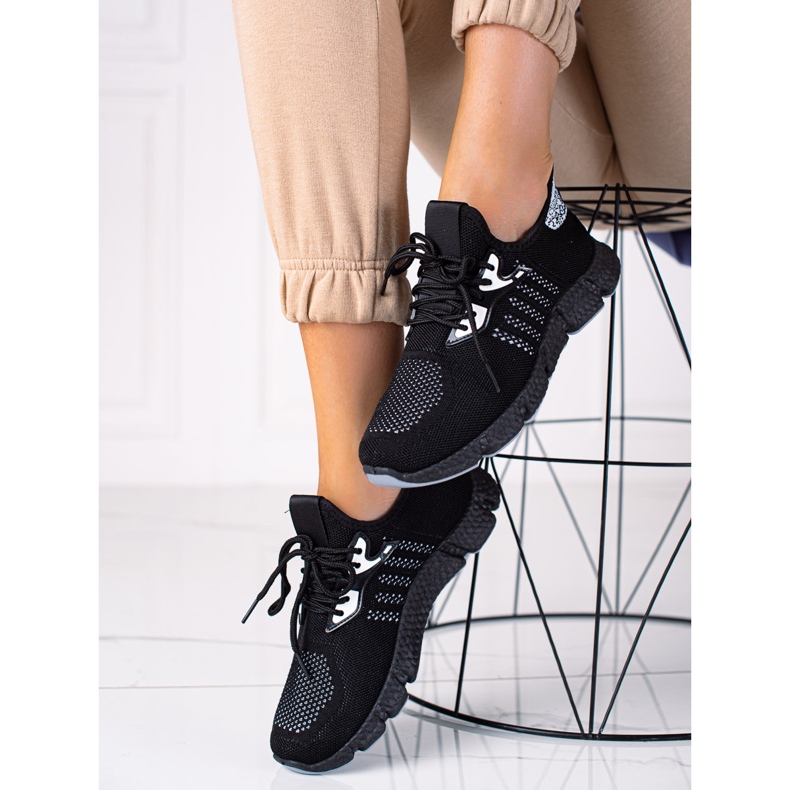 SHELOVET Chaussures de sport légères noir 1