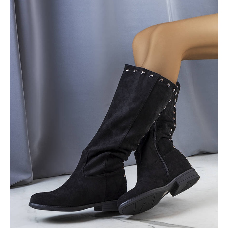 BM Bottines compensées Licurla noires 2