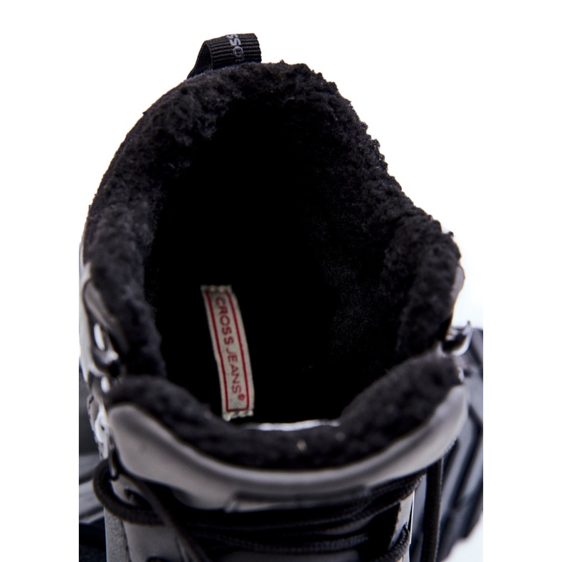 Chaussures de trekking chaudes pour hommes Cross Jeans KK1R4031C Noir 2