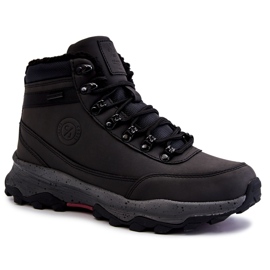 Chaussures de trekking chaudes pour hommes Cross Jeans KK1R4027C Noir le noir 1