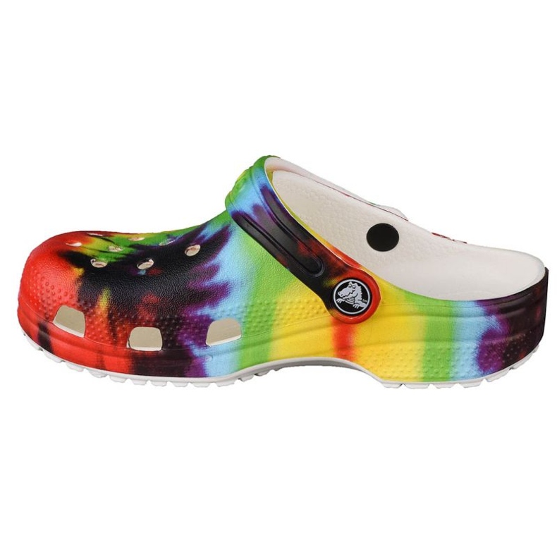 Crocs Classic Tie-Dye Graphic K Clog Jr 205451-90H multicolore jaune 1