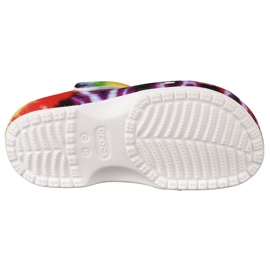 Crocs Classic Tie-Dye Graphic K Clog Jr 205451-90H multicolore jaune 3