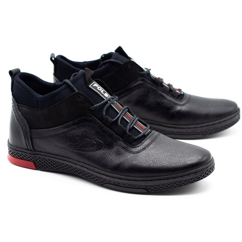 Polbut Chaussures hiver homme K27F polaire noir 2