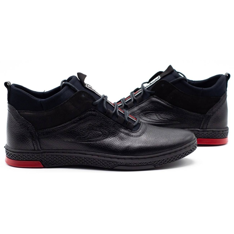 Polbut Chaussures hiver homme K27F polaire noir le noir 5