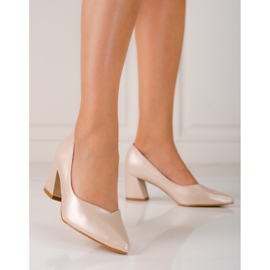 Escarpins à perles pour femmes sur le post Shelovet beige 2 Escarpins à perles pour femmes sur le post Shelovet beige 2