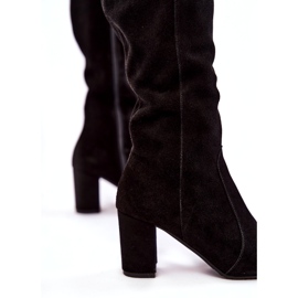 Bottes en daim pour femmes Laura Messi Noir 1415 4