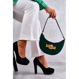 WS1 Escarpins Classiques En Daim Sur Le Talon Noir Soro le noir 1
