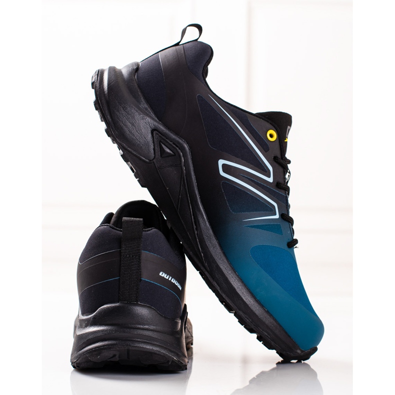 Chaussures de sport pour hommes Softshell bleu DK noir 1
