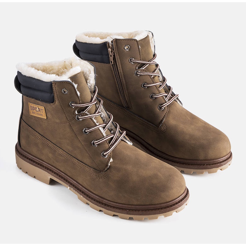 PA1 Bottes de randonnée isolées North marron pour homme brun 1