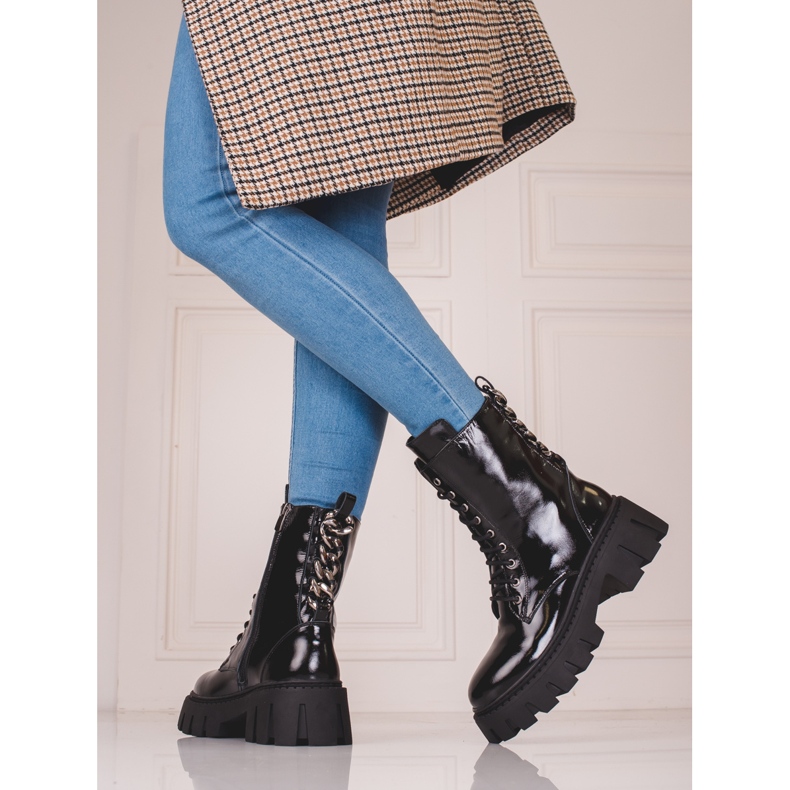 Sacs femme en cuir Shelovet noir le noir 2