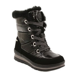 Bottes de neige noire pour femmes avec membrane Caprice 9-26226-29 019 1