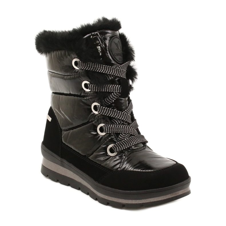 Bottes de neige noire pour femmes avec membrane Caprice 9-26226-29 019 1