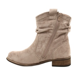 Evento Bottes en daim Jezzi 20BT35-3046 kaki beige 4 Evento Bottes en daim Jezzi 20BT35-3046 kaki beige 4