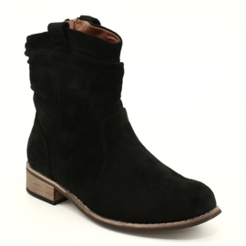 Evento Bottes en daim noir Jezzi 20BT35-3046 le noir 3