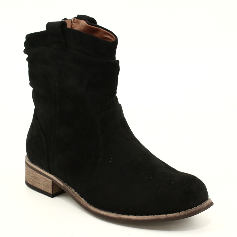 Evento Bottes en daim noir Jezzi 20BT35-3046 3