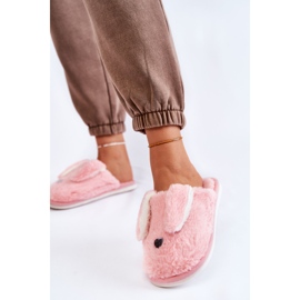 Chaussons Fourrure Femme Rose Clair Remmi 2 Chaussons Fourrure Femme Rose Clair Remmi 2