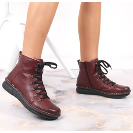 Bottes isolées confortables Rieker W RKR559 rouge 3