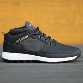 Baskets en cuir chaussures Trax Bustagrip M MRM7A le noir 1
