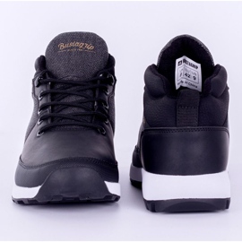 Baskets en cuir chaussures Trax Bustagrip M MRM7A le noir 3